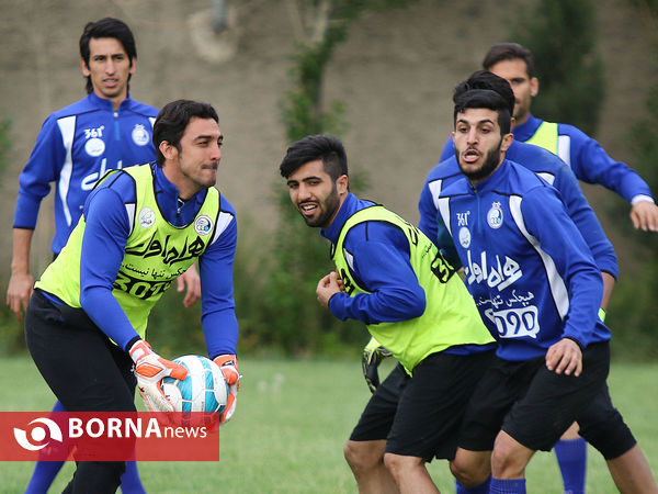 اخرین تمرین استقلال قیل دربی