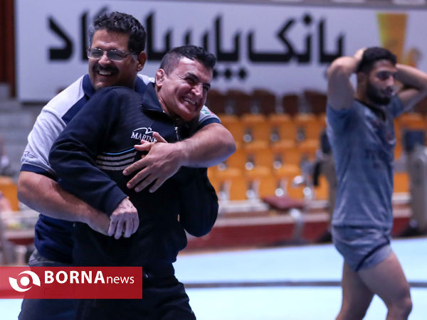 تمرین تیم ملی کشتی فرنگی