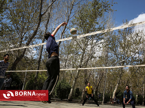 سیزده به در در پارک لاله تهران