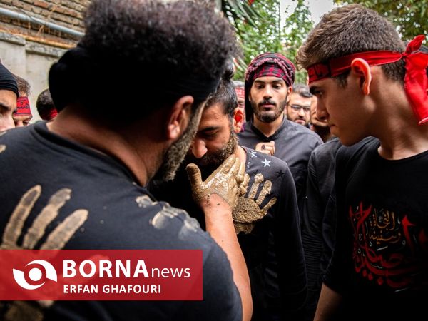 آئین گل مالی و شام غریبان عزاداران حسینی در مازندران