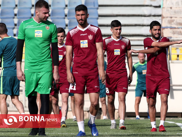 تمرین تیم فوتبال پرسپولیس تهران