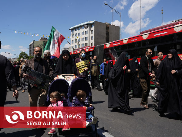 راهپیمایی روز جهانی قدس در تهران