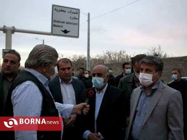 افتتاح پروژه تقاطع غیر همسطح جهاد شهرستان شهریار