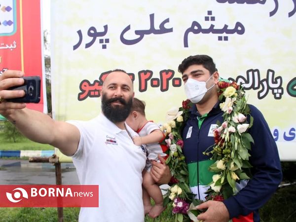 مراسم استقبال از ورزشکاران انزلیچی مقام آور پارالمپیک در بندرانزلی