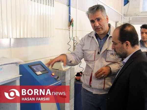 بازدید فرماندار همدان از شرکت بریس بتن