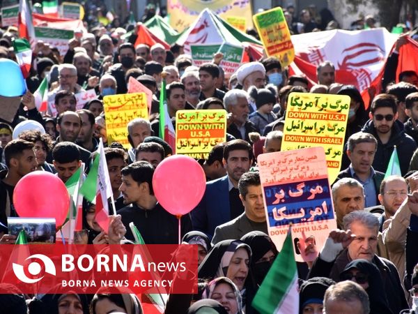 راهپیمایی یوم الله ۲۲ بهمن - گرگان