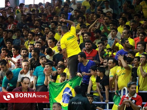 دیدار چهارم فینال تیم های بسکتبال پالایش نفت آبادان - شهرداری گرگان