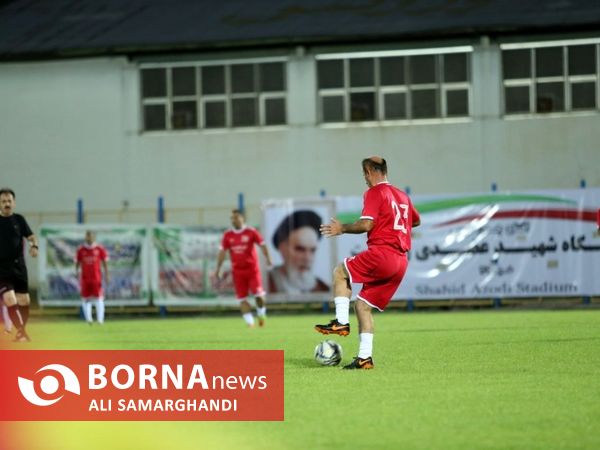 دیدار دوستانه فوتبال پیشکسوتان سپیدرود _ استقلال رشت