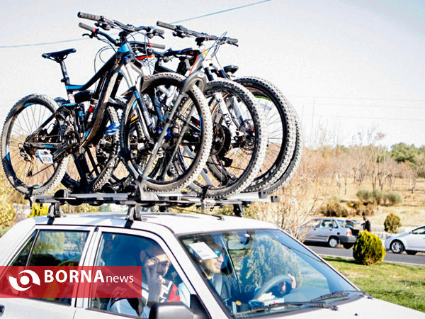 در حاشیه تمرینات دوچرخه سوران کوهستان- پارک چیتگر