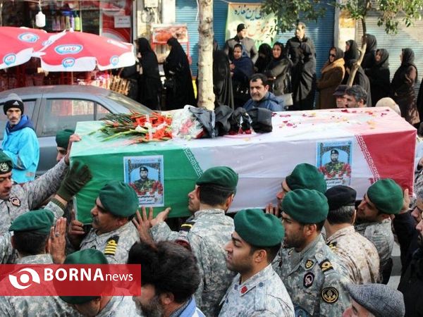 تشییع  پیکر شهید امیر باسره -بندرانزلی