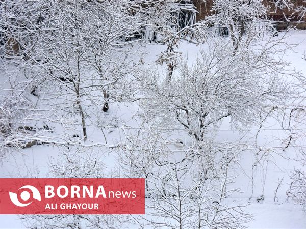 اولین برف زمستانی در ارومیه