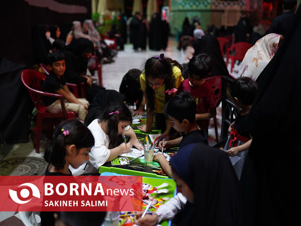 حال و هوای شب چهارم محرم در میدان تجریش