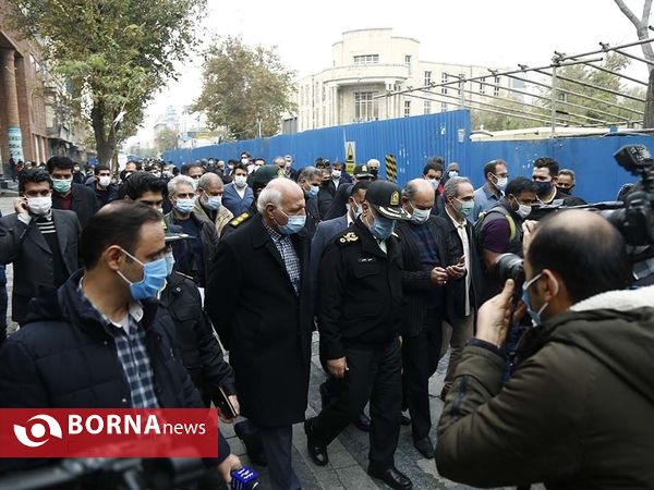 حضور رئیس پلیس پایتخت در بازار بزرگ تهران