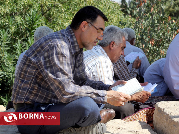 دعای عرفه در تپه الشهدای شیراز