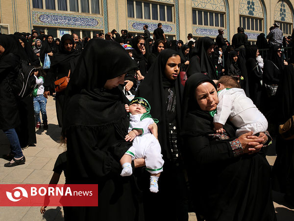 مراسم شیرخوارگان حسینی در مصلی تهران