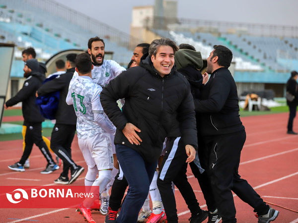 در حاشیه دیدار تیم های فوتبال آلومینیوم  - سپاهان