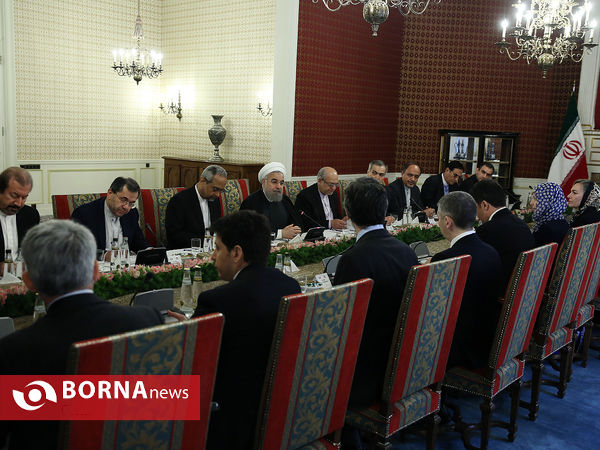 استقبال رسمی از نخست وزیر ایتالیا و مذاکره مقامات عالی رتبه دو کشور