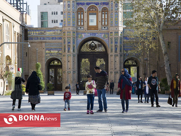 نوروز در تهران ((سردر باغ ملی))