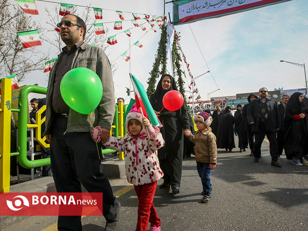 راهپیمایی روز 22 بهمن در تهران-1