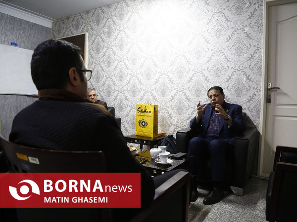 حضور محمد رضا ساکت در خبرگزاری برنا