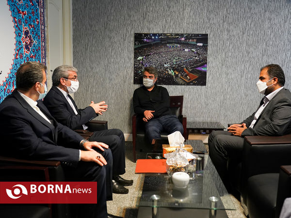 حضور خسرو ساکی و حسین صادقی در خبرگزاری برنا