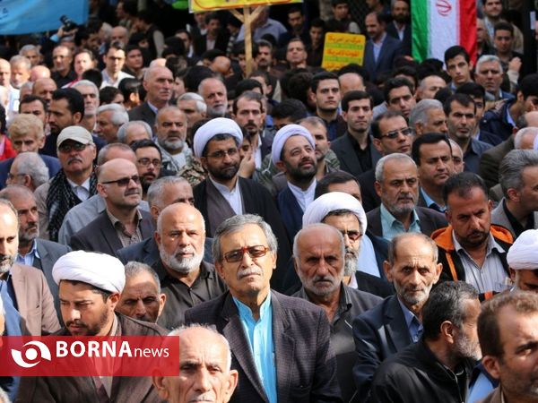 راهپیمایی روز۱۳ آبان لاهیجان