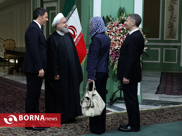 استقبال رسمی از نخست وزیر ایتالیا و مذاکره مقامات عالی رتبه دو کشور