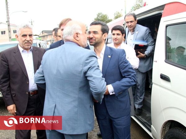 افتتاح پروژه های ارتباطات و فناوری اطلاعات شهرستان رودسر