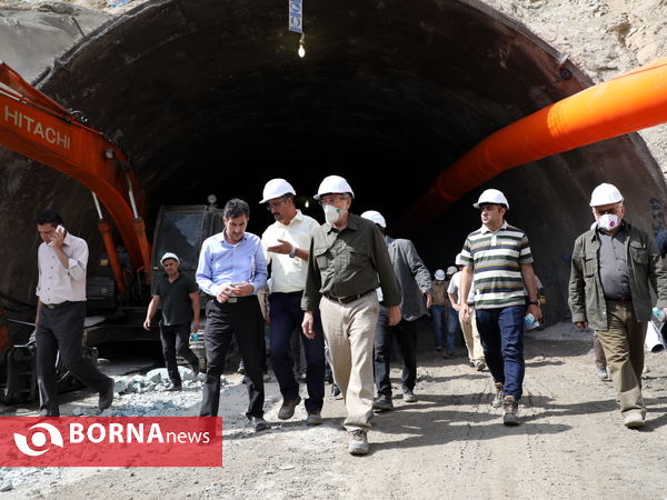 بازدید رئیس بنیاد مستضعفان و جانبازان از قطعه A2 آزادراه تهران-شمال