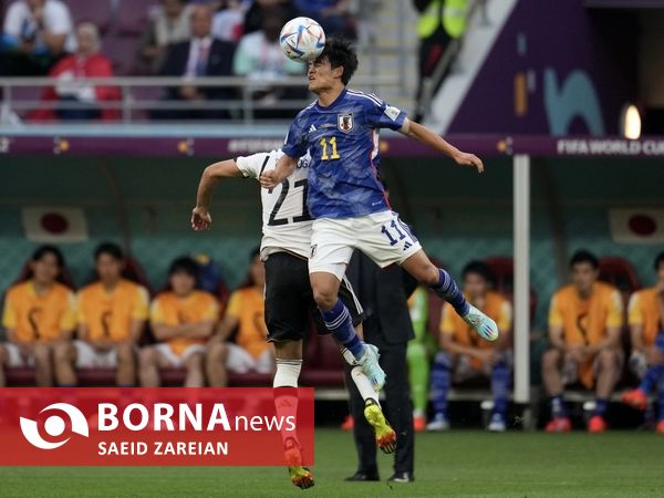 دیدار تیم های فوتبال ژاپن - آلمان