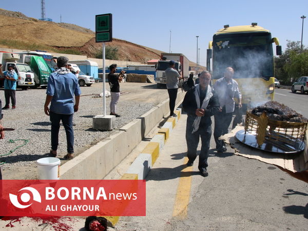 اعزام زوار اربعین از مرز تمرچین آذربایجان غربی