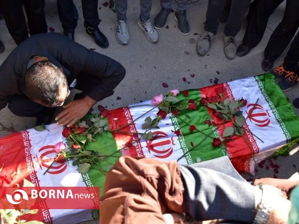 مراسم استقبال از پیکر معلم و خبرنگار فرهیخته کهگیلویه و بویراحمدی در یاسوج