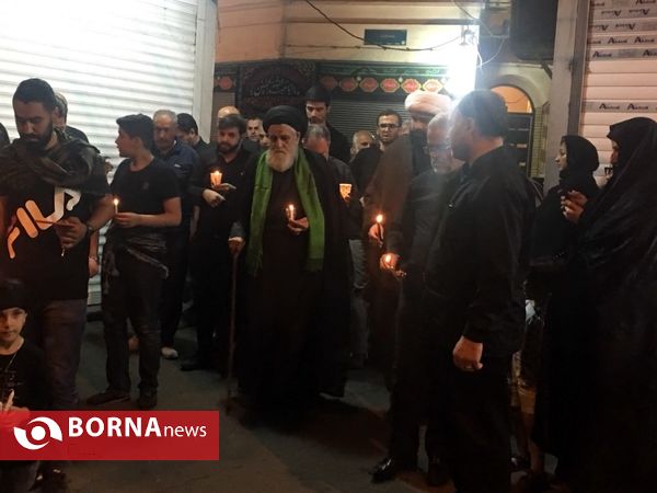 سوگواری عزاداران حسینی در  عاشورا - تهران