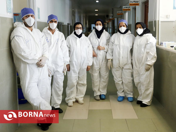 نبرد با کرونا بیمارستان نمازی شیراز