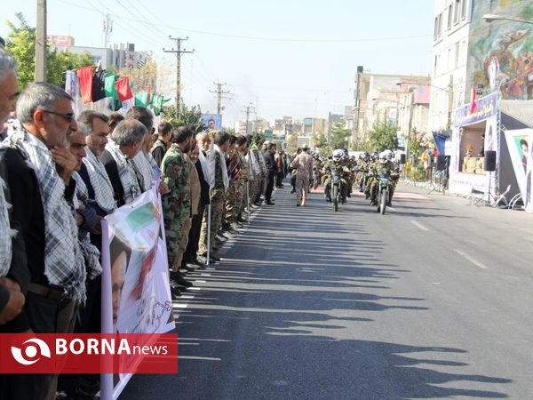 مراسم هفته دفاع مقدس- شهرستان قدس