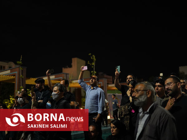 حال و هوای شب چهارم محرم در میدان تجریش