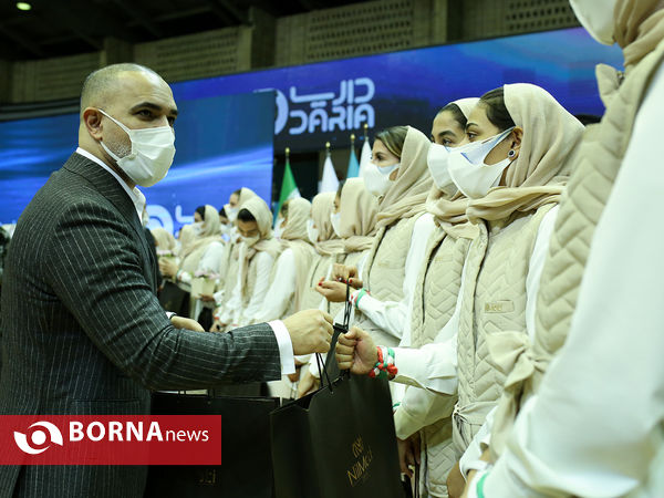 مراسم رونمایی از پیراهن تیم ملی بسکتبال بانوان