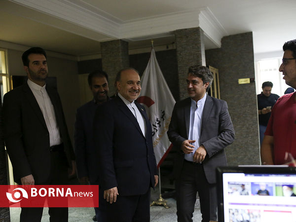 حضور وزیر ورزش و جوانان در خبرگزاری برنا