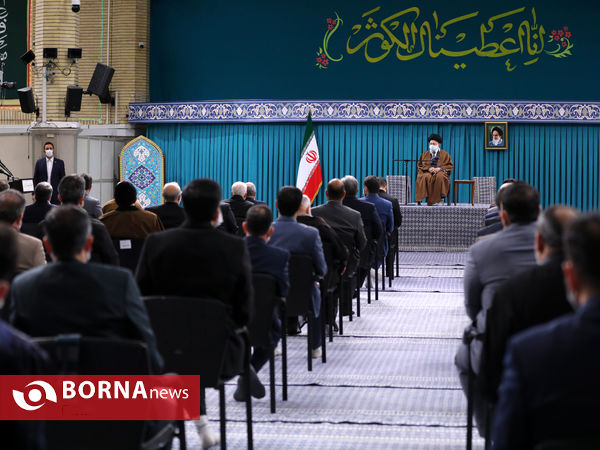 دیدار جمعی از مداحان با رهبر معظم انقلاب