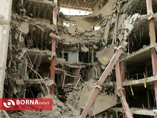 روز  دوم حادثه ساختمان متروپل آبادان