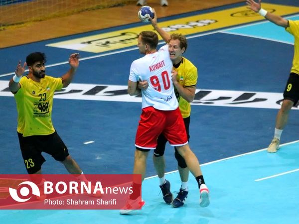 دیدار تیم های هندبال الکویت کویت - سپاهان