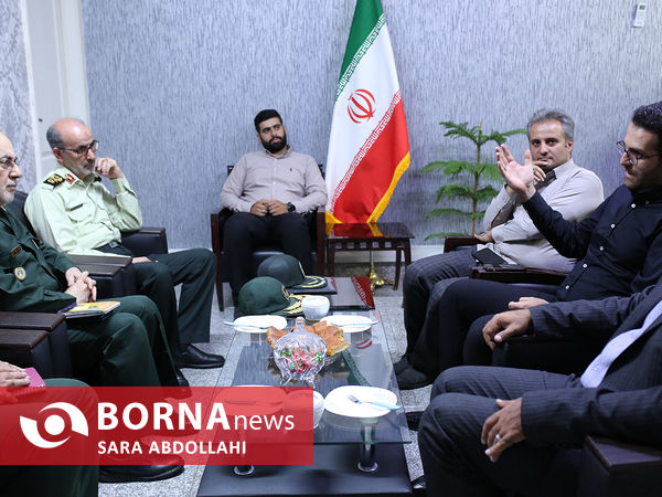 حضور فرمانده قرارگاه مرکزی مهارت آموزی نیروهای مسلح در خبرگزاری برنا