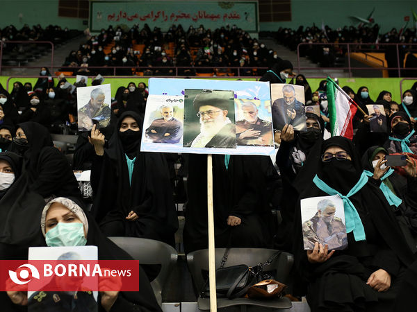 اجتماع دختران حاج قاسم - ورزشگاه ۱۲هزار نفری آزادی