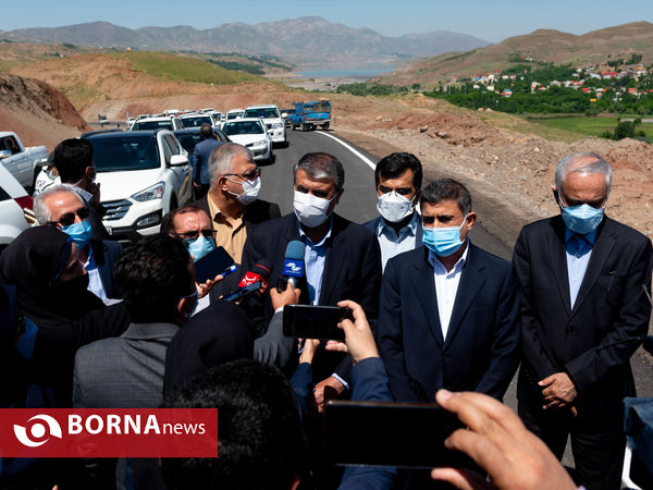 افتتاح جاده جدید هشتگرد-طالقان