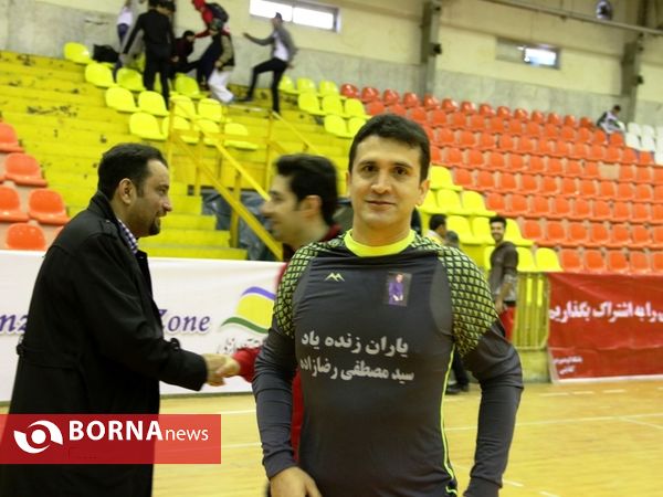 دیدار خیریه فوتسال هنرمندان گیلان- ستارگان هنر ایران