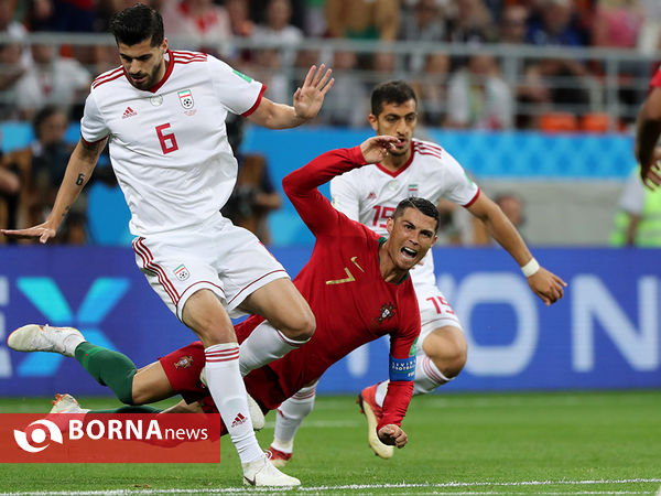 دیدار تیم‌های ملی فوتبال ایران و پرتغال