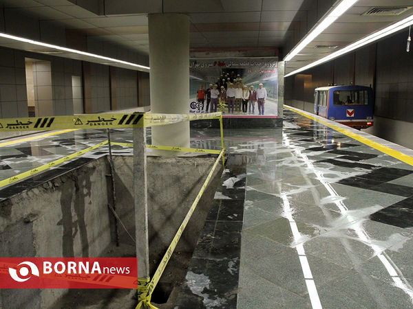 بازدید اعضای شورای شهر از خط ۶ مترو تهران