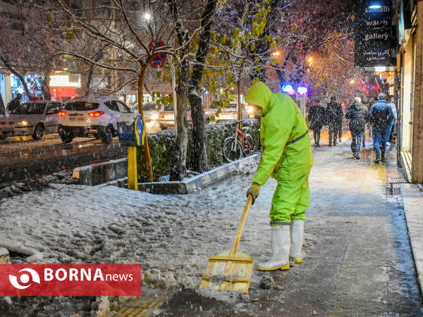 چهره زمستانی اراک در آخرین ماه پاییز