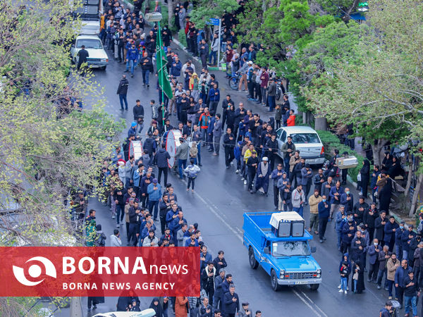  تجمع بزرگ مردم اراک