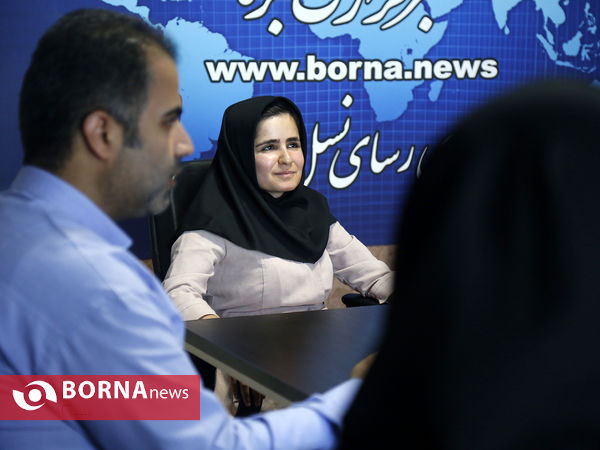 حضور « الهه قلی فلاح » در خبرگزاری برنا